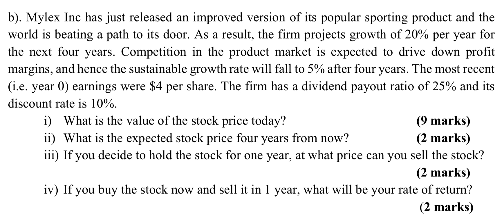 You are an analyst with a big Wall Street firm in charge