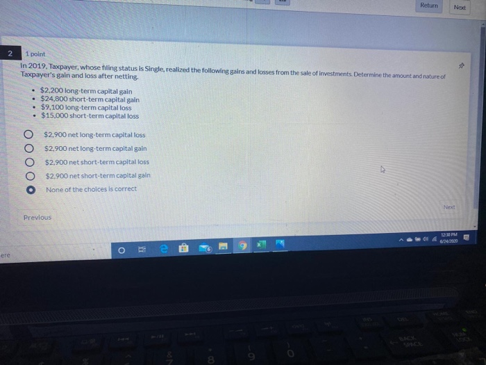 taxable income $ 2.600 $ 9,300 $260 plus 24% of the excess