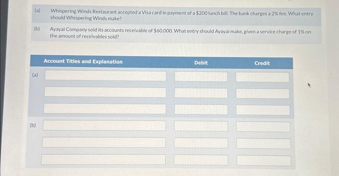 not indent manually. Record journal entries in the order presented in the