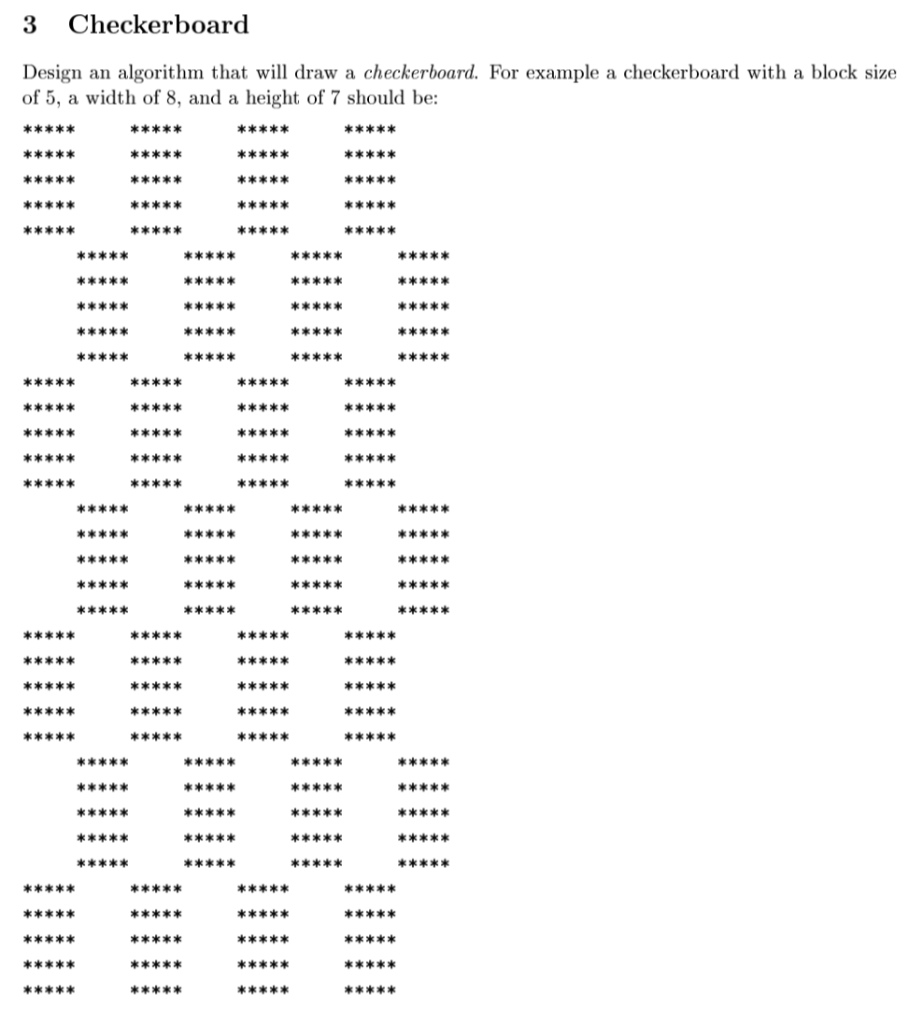 Required to use Python as programming language and Nested For Loop 3