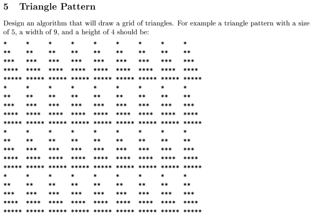 Checkerboard Design an algorithm that will draw a checkerboard. For example a