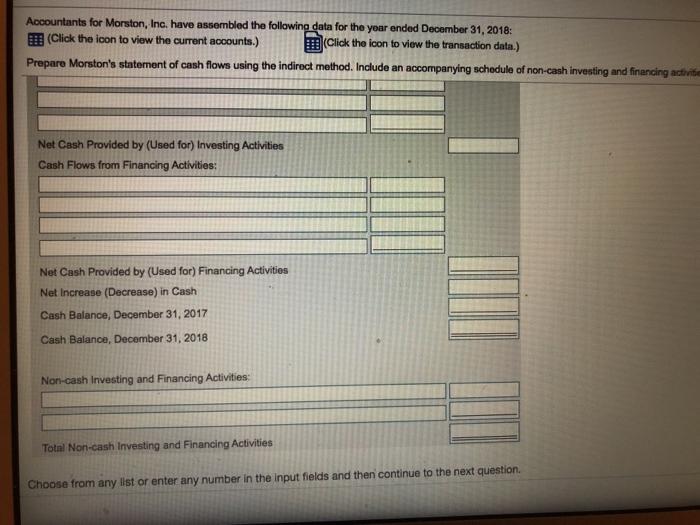 Depreciation expense Purchase of equipment with cash Acquisition of land by issuing