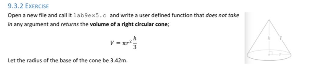 C Programming Need This ASAP Thank You Topic: Functions - User Defined