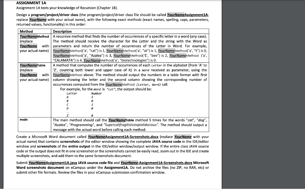 Urgent please do it ASSIGNMENT 1A Assignment 1A tests your knowledge of