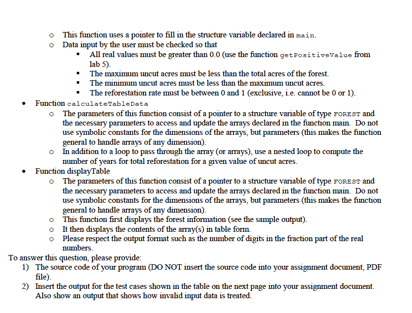 3 (15 marks) Timber Regrowth A challenge in timber management is to