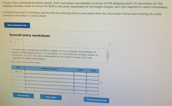 Inventory system on December 1 the company purchased $3,300 of merchandise for