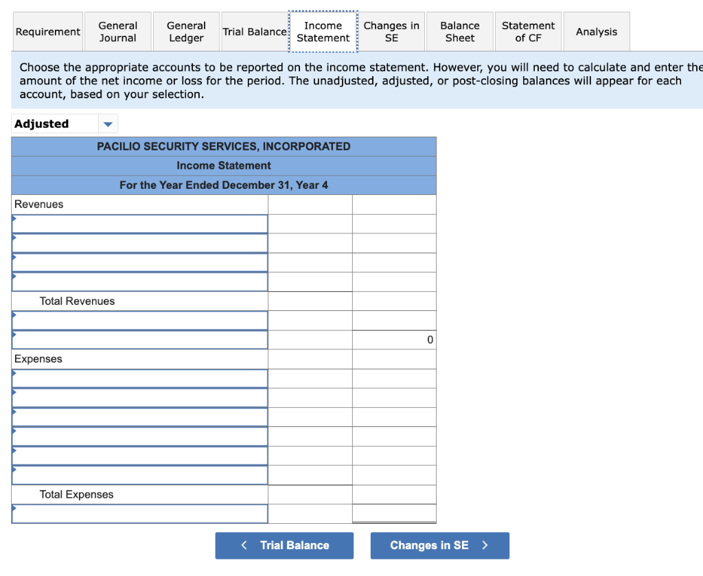 providing security personnel at various events. The following summary transactions occurred during