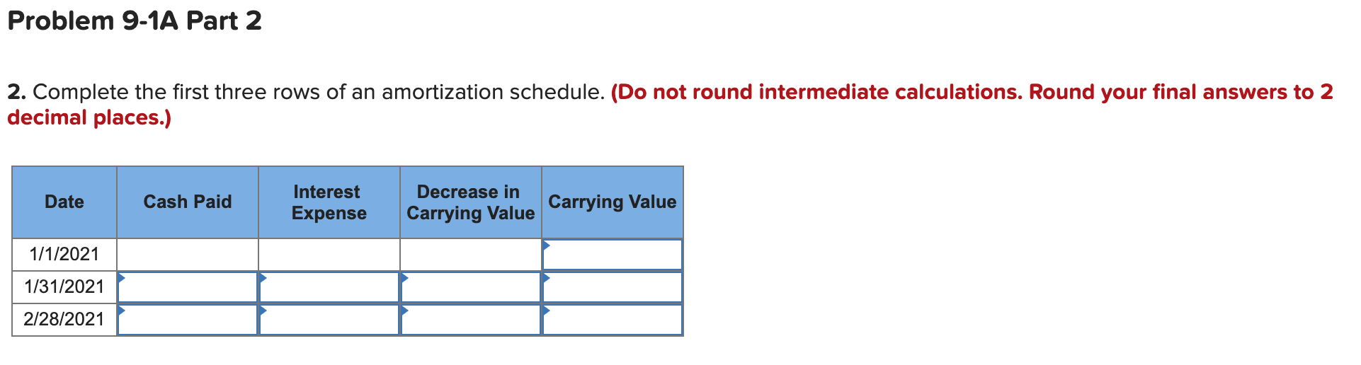 following information applies to the questions displayed below.] On January 1, 2021,