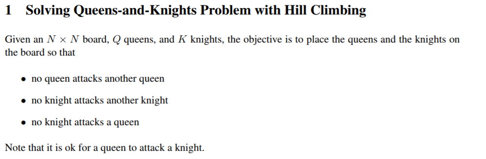 GIVEN THIS CODE IMPLEMENT HILL CLIMBING SOLUTION FOR THE FOLLOWING PARAMETERS. THE