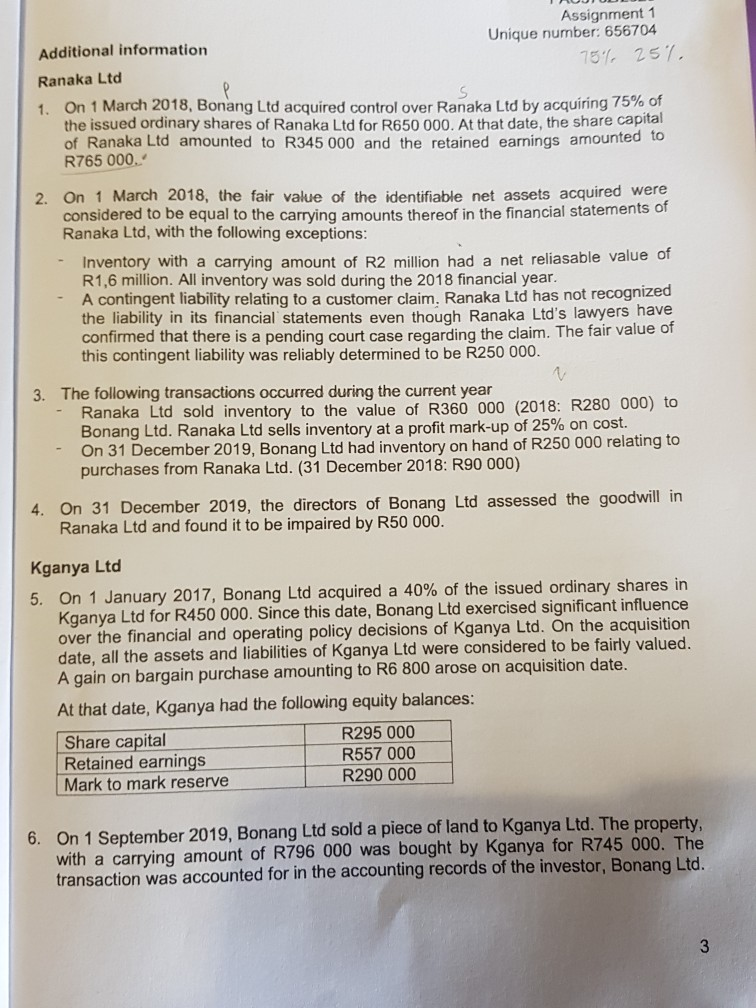 102 to 104; and > Chapters 1 to 8 of Group Statements