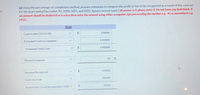 1,2020, Larkspur Construction Company Inc. contracted to build an office building for