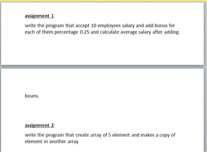 c++ language .. assignment 1 write the program that accept 10 employees