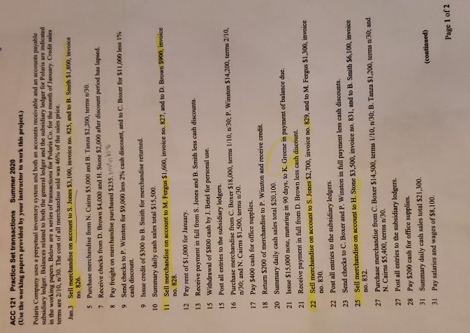 for this problem Ive posted on our class in D2L: Practice Set