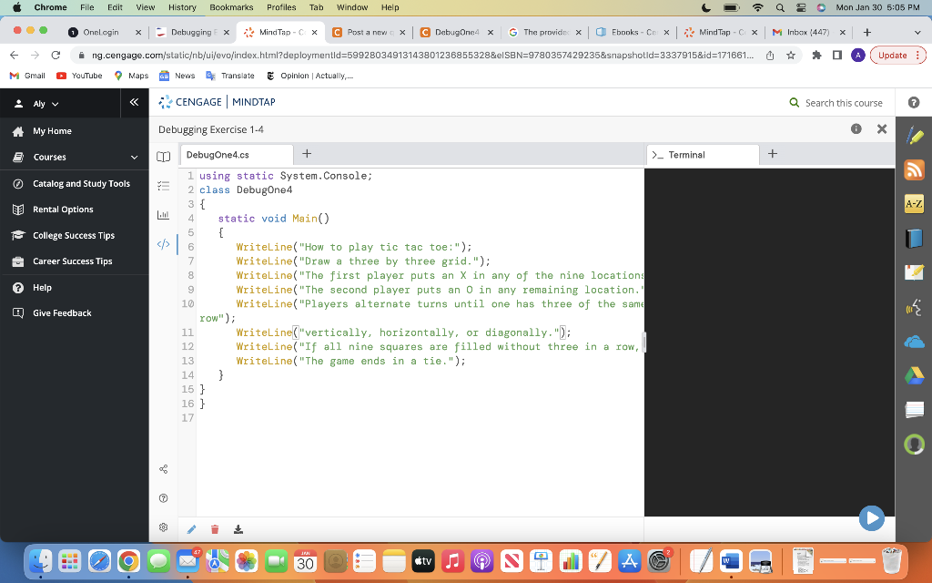  The provided file has syntax and/or logical errors. Determine the problem