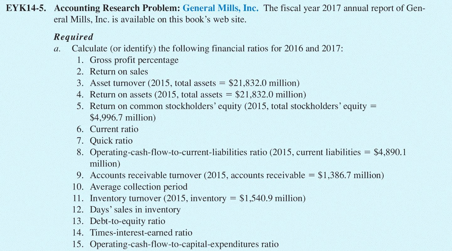 Assets 2017 net income/average total assets 2016 5 Return on common stockholders