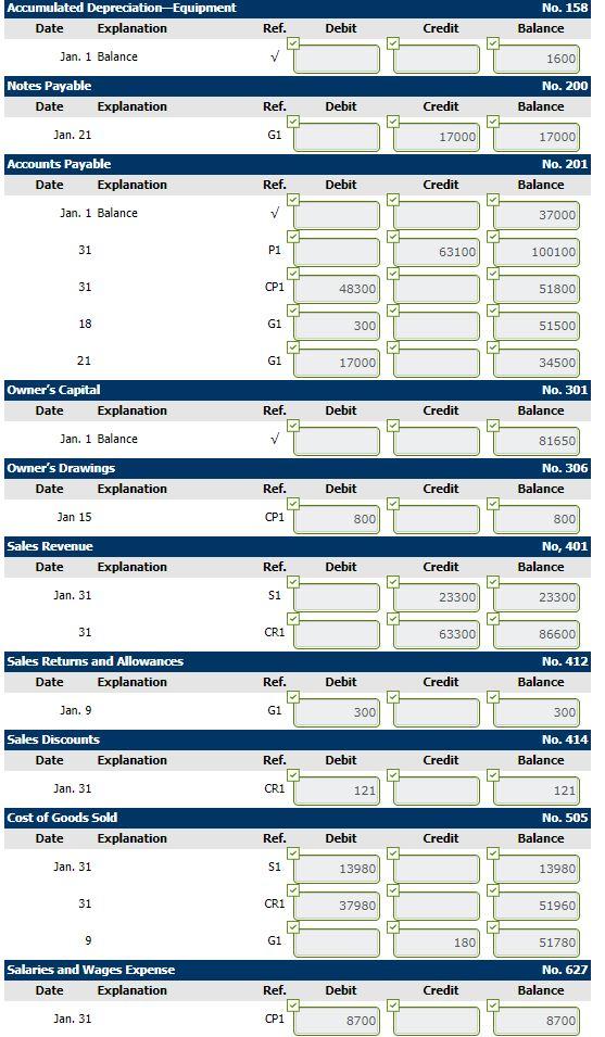 additional pictures for help completing the worksheet. update Accounting Cycle Review 7-01