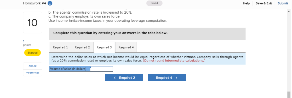 of 15% for all items sold. points Barbara Cheney, Pittman's controller, has