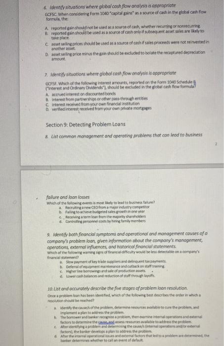 please explain im lost what more do you need 6. Identify situations