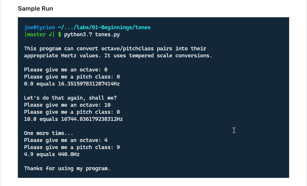 a musical piece to a set of audio frequencies. There are various