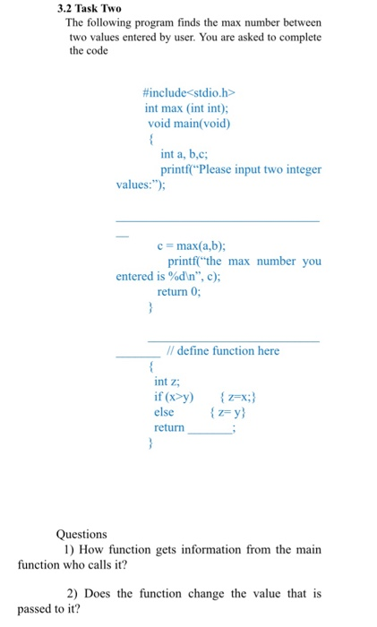 into your coding environment to verify the purposes of the functions #