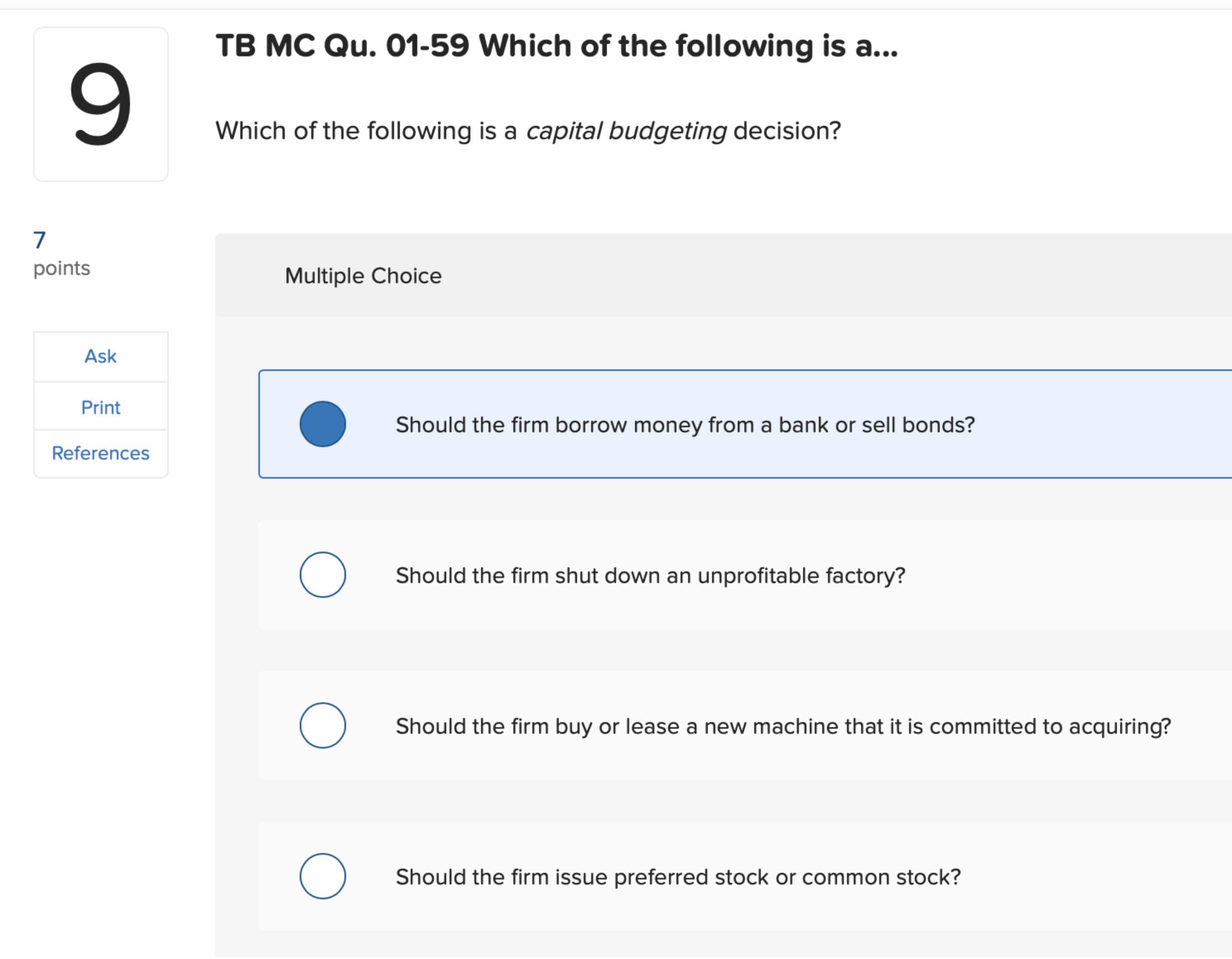  TB MC Qu.01-59 Which of the following is a... Which of