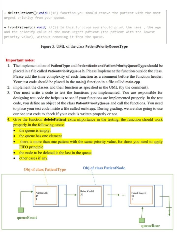 at a hospital. Because queues that process elements in a first-in, first-out