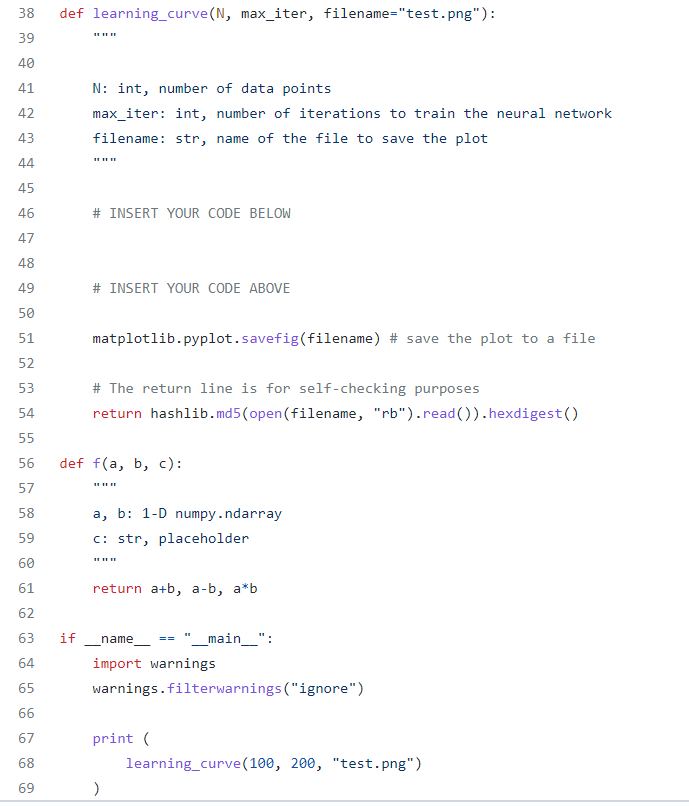 instruction in the last screenshot. Thanks 1. The function takes three arguements,