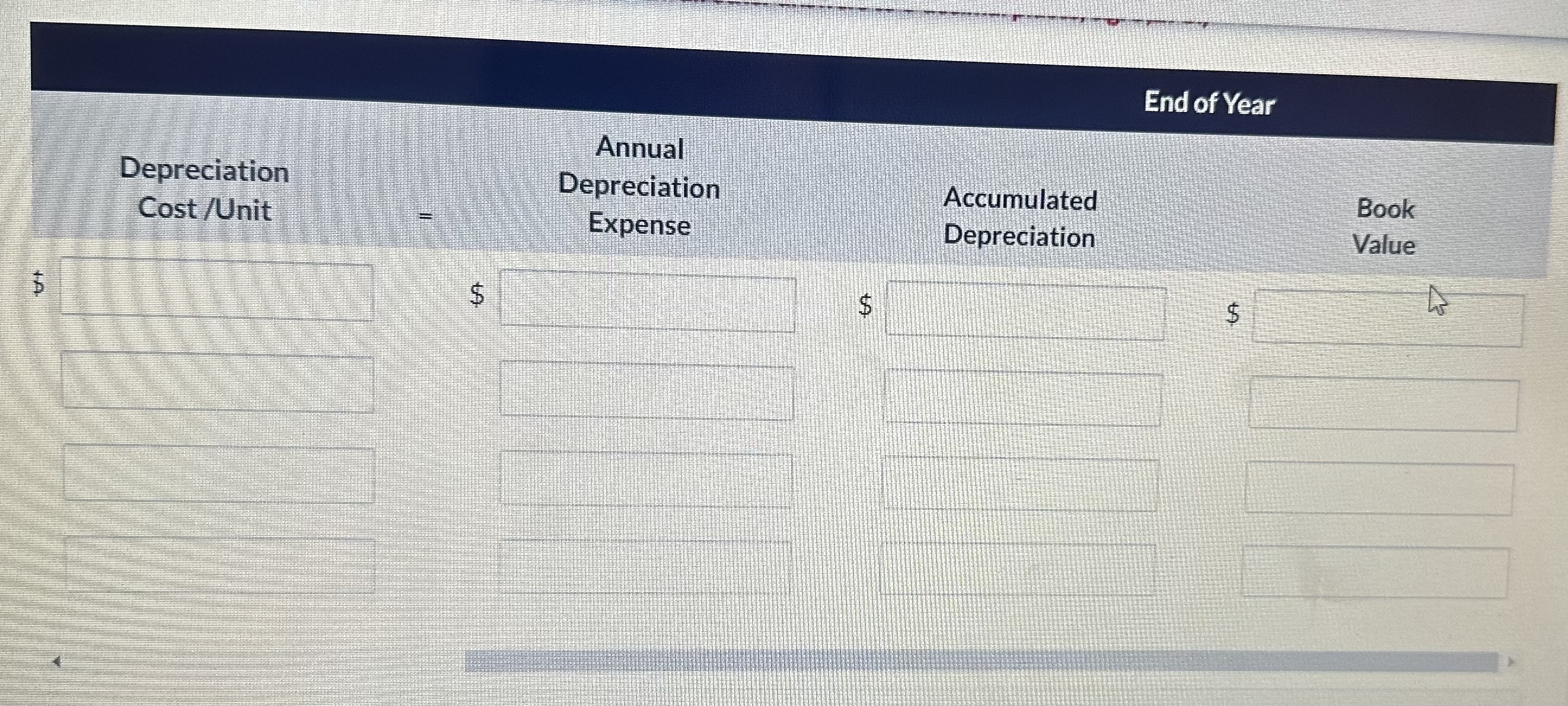 $221,582.0 ver its 6 -year useful life, the bus is expected to