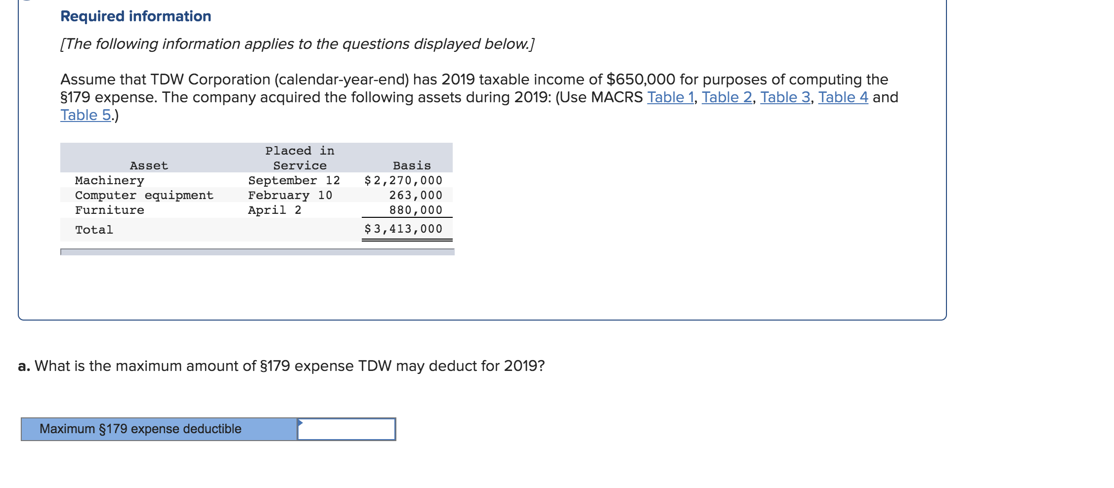  ***PLEASE EXPLAIN AND FILL IN BOXES, $87,000 ISWRONG FOR part a)