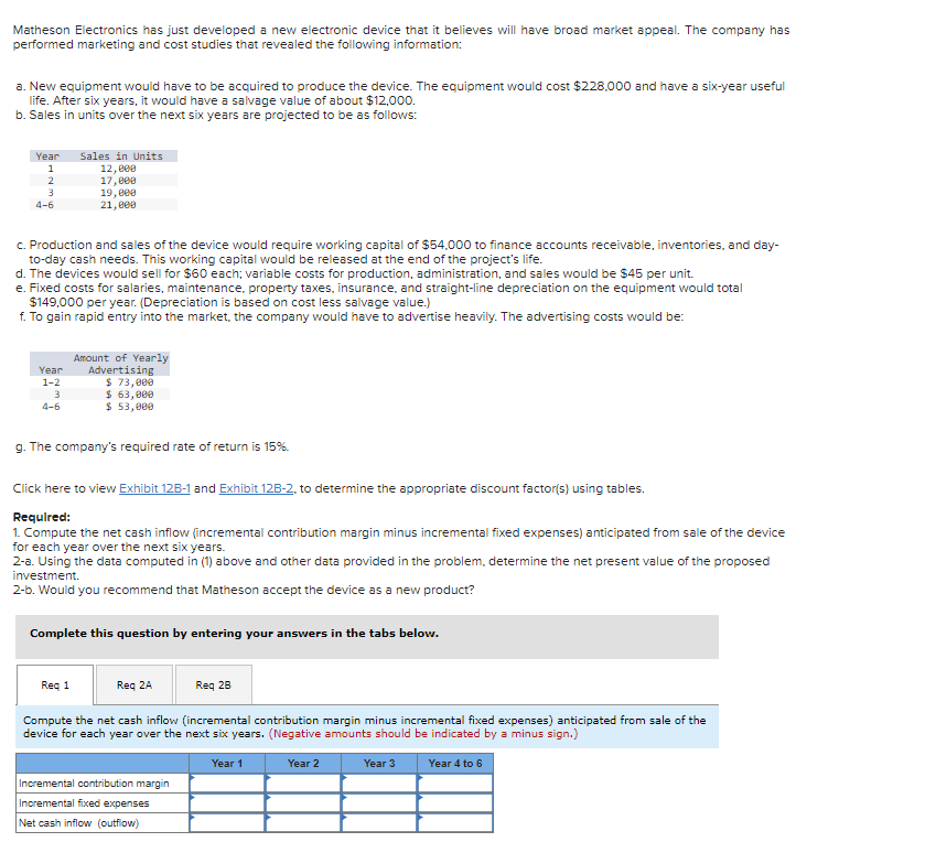 Matheson Electronics has just developed a new electronic device that it