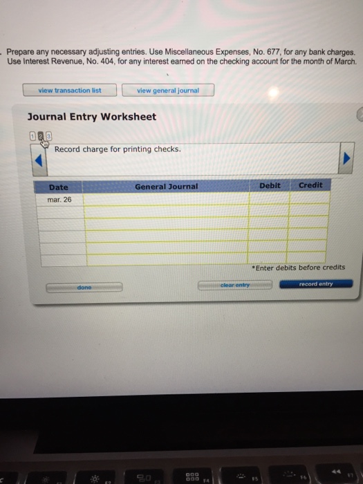 Expenses, No. 677, for any bank charges. Use Interest Revenue, No. 404,