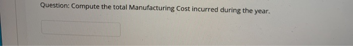 of goods sold and the average cost of goods manufactured during the