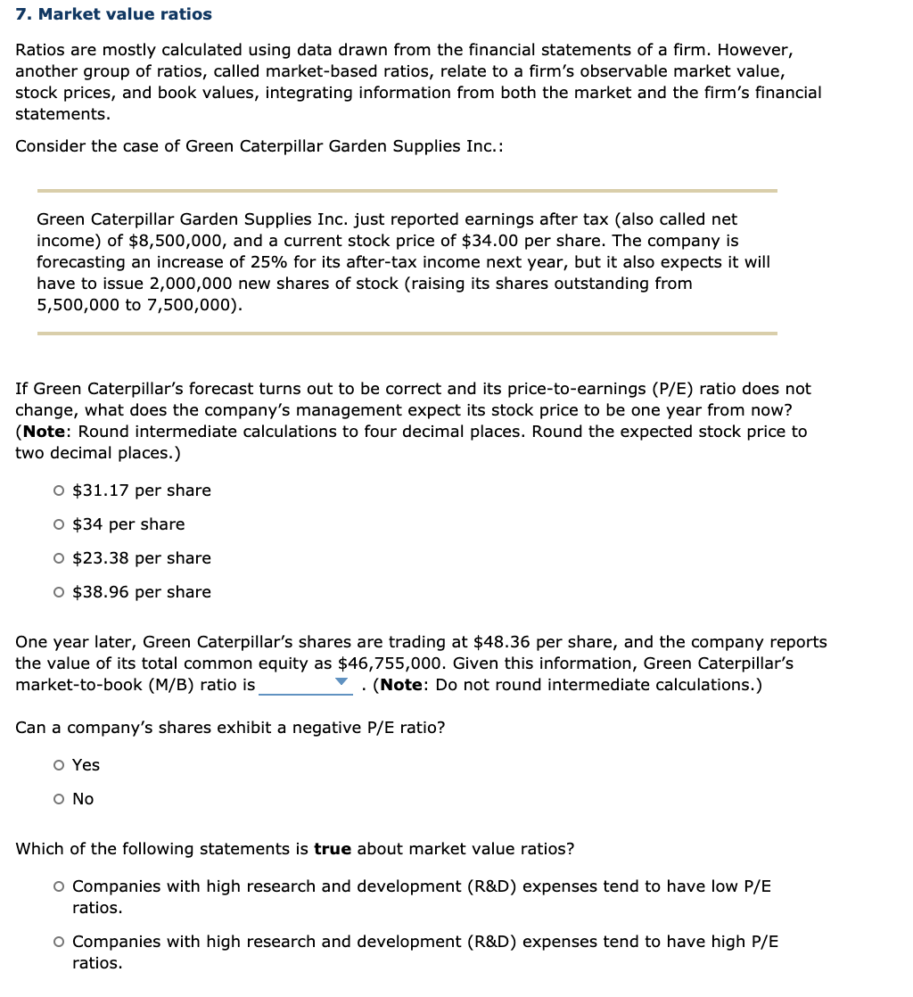 from the financial statements of a firm. However, another group of ratios,