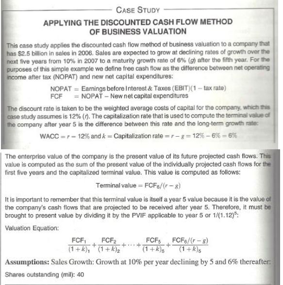 Part 1: Make two simple assumption changes: Base year revenue is $2.0