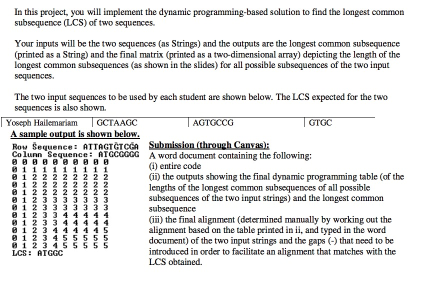  Code in C++ In this project, you will implement the dynamic