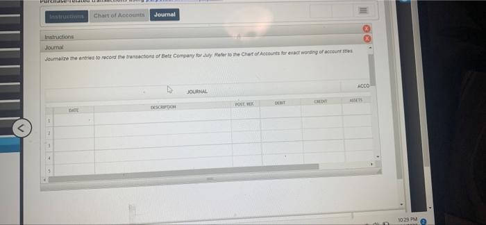July of the content year Bete Company uses the nel method under