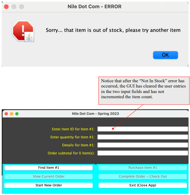 six buttons as shown below with functionality as described below. c. As