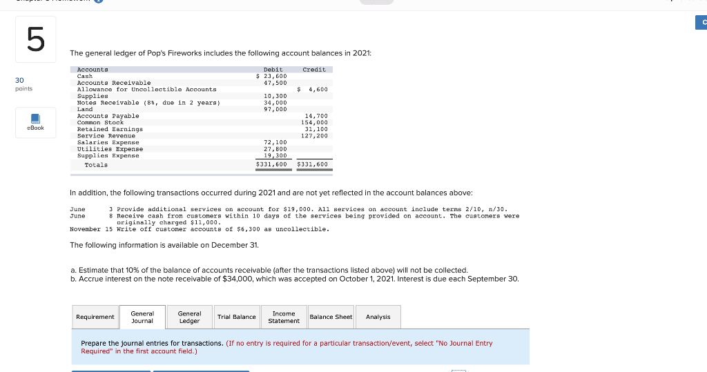 Income Statement Balance Sheet Analysis Choose the appropriate accounts to complete the
