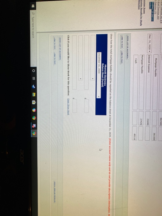 amount of $800,000 at par. Interest is payable annually on January 1.