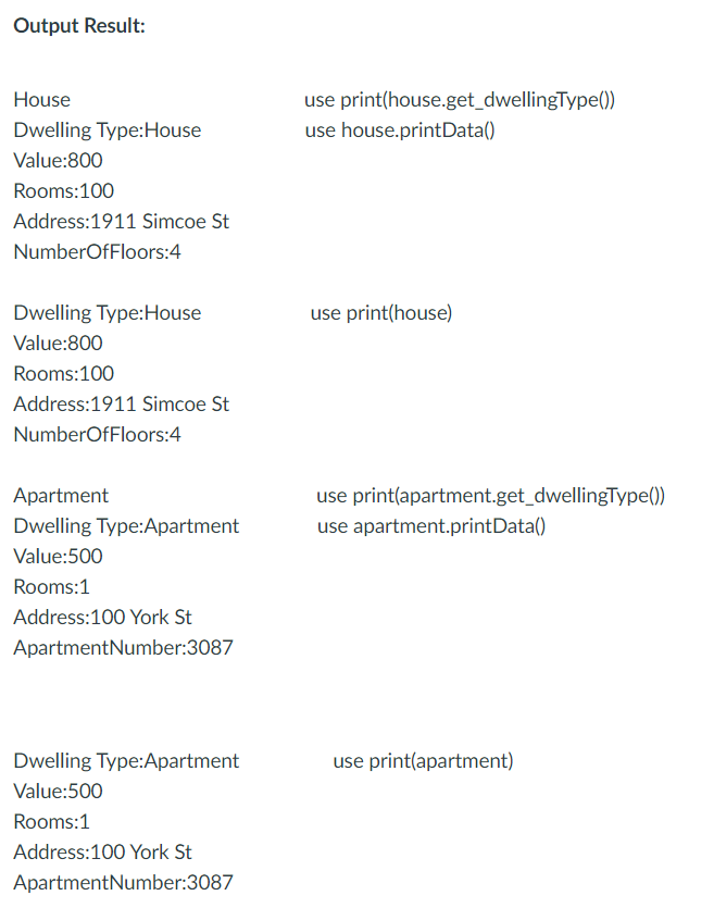 main function. Create a program that contains the three classes as follows,
