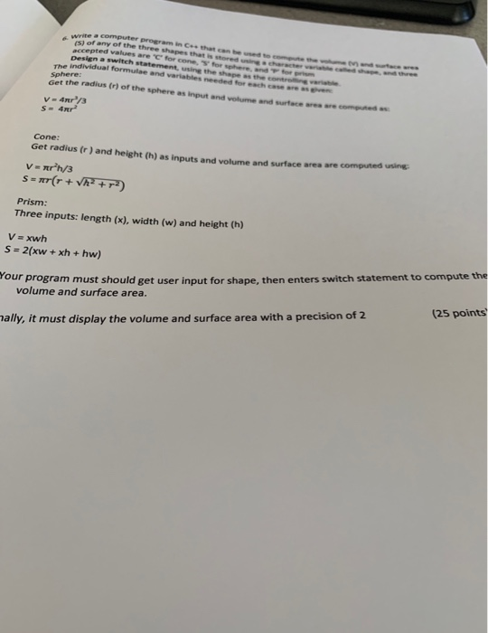  write a computer program in that can be 15) of any