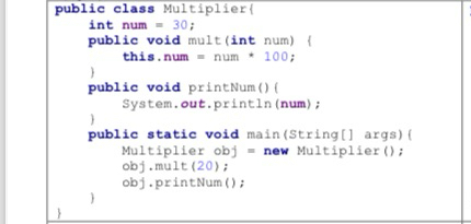  What is the output of java code? 