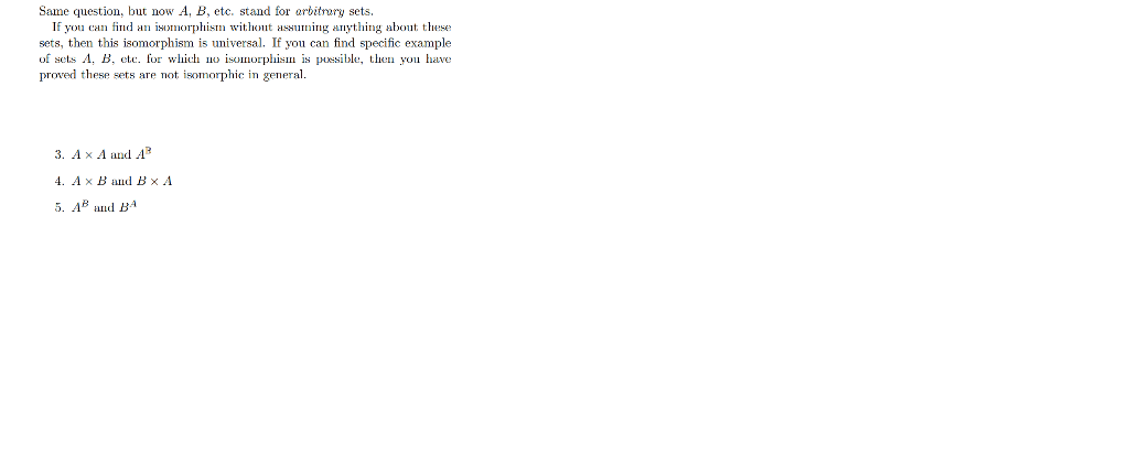 Same question, but now A,B, etc. stand for arbitrary sets. If