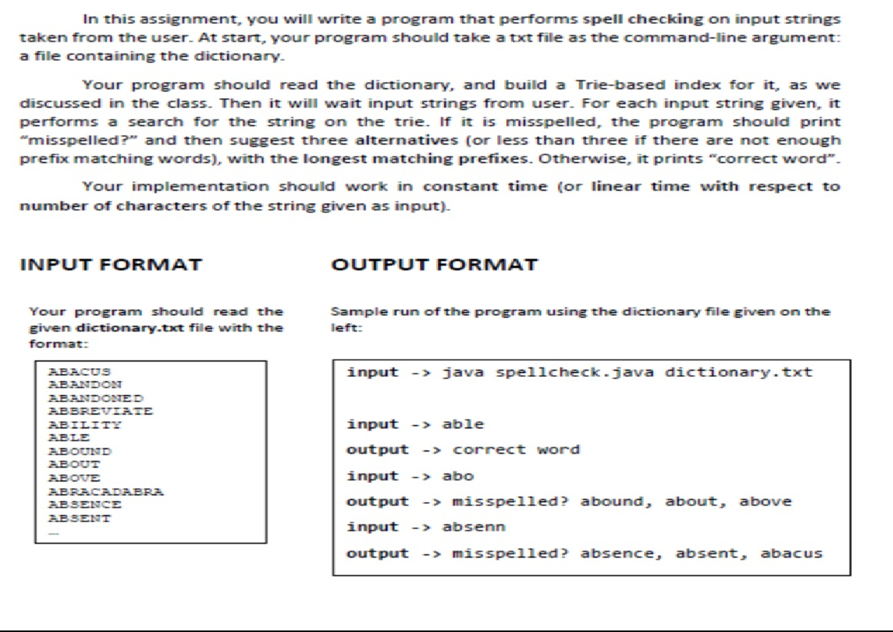  the java code for this assignmentIn this assignment, you will write