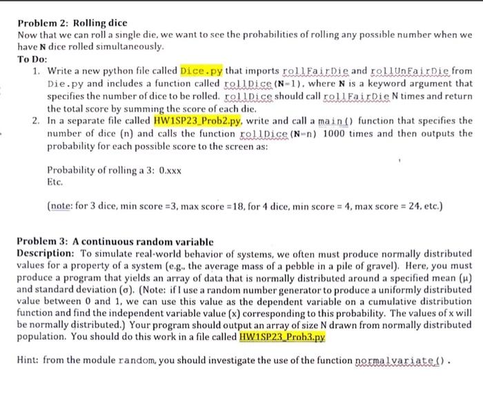 Need help with python coding Show all work and steps Problem 2: