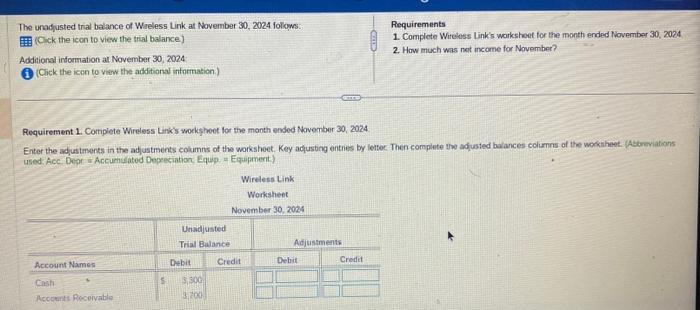  there is the data table and the chart Requirement 1. Compiete