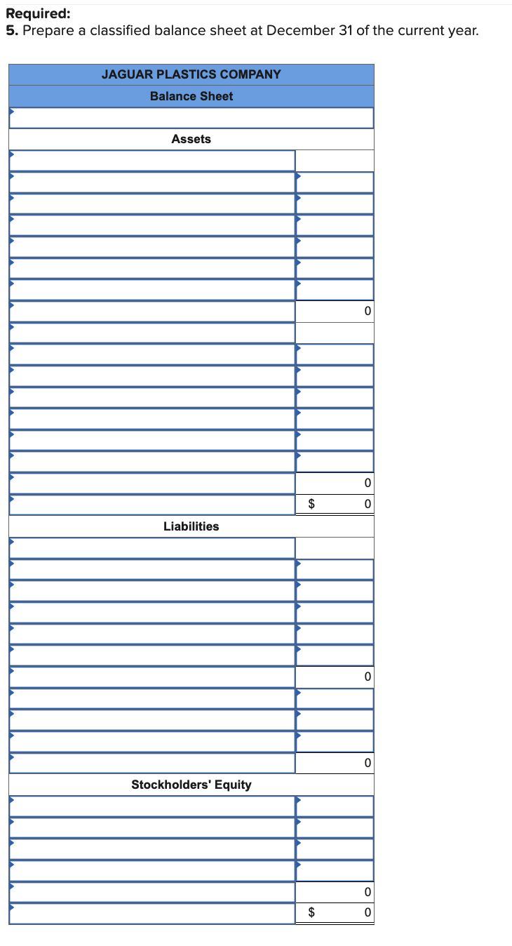 operating for three years. At December 31 of last year, the accounting