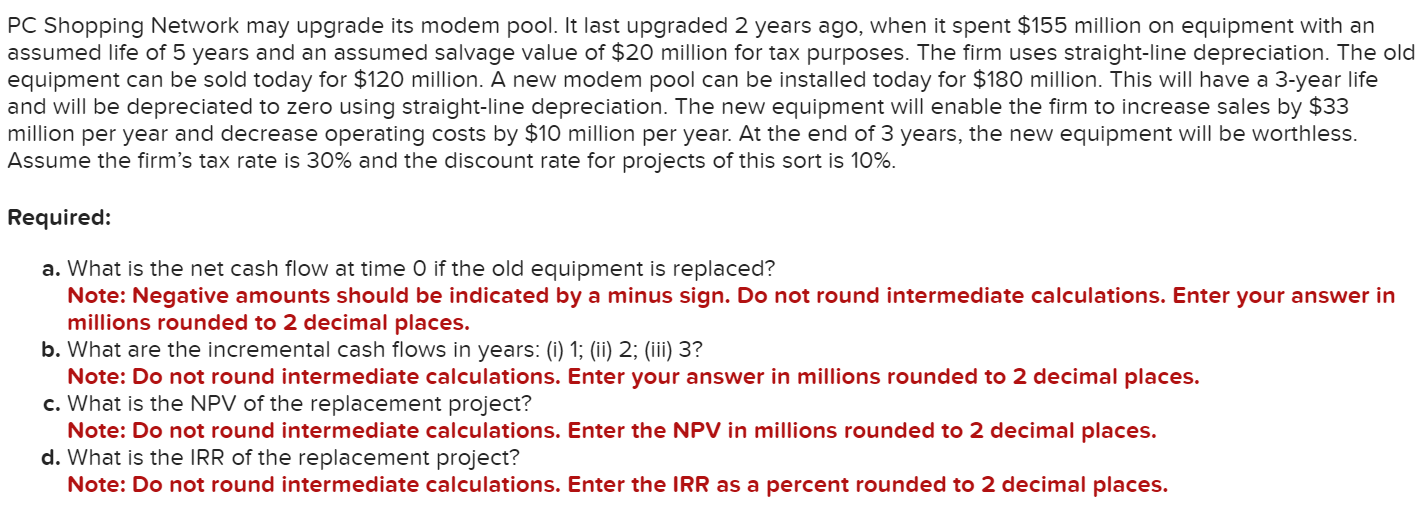 PC Shopping Network may upgrade its modem pool. It last upgraded