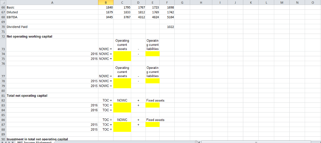 breakdown of how each company used this FCF. Include all five categories.