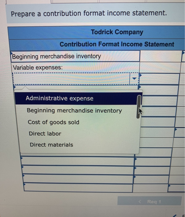 merchandiser that reported the following information based on 1,000 units sold: eBook